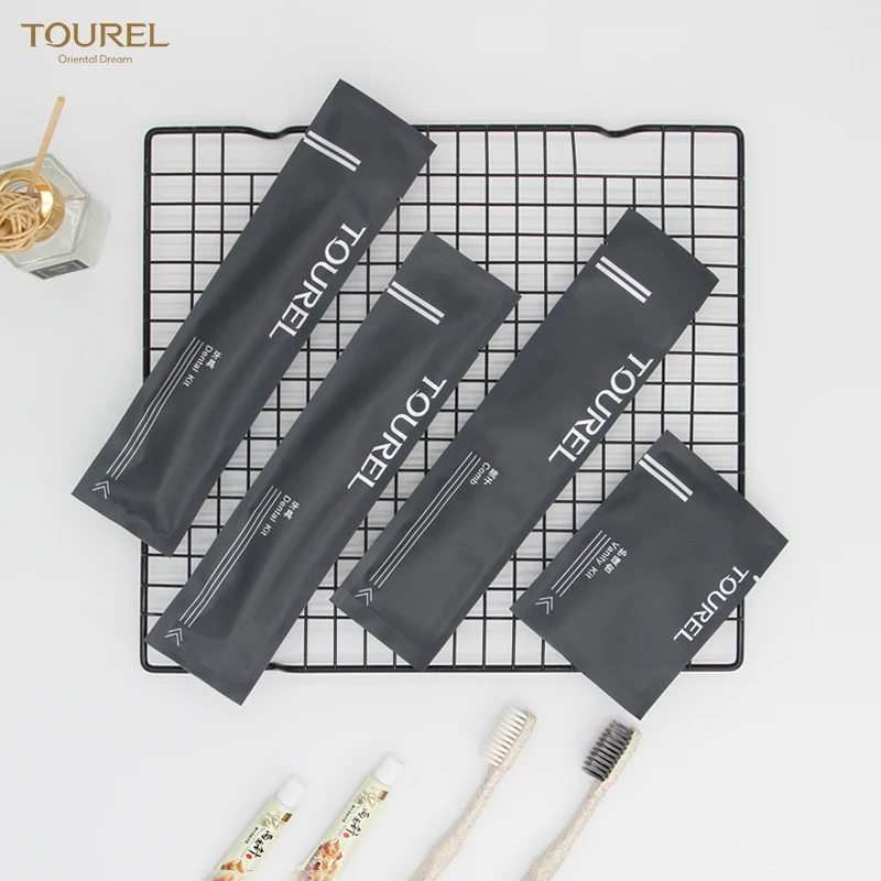 Wholesale Shampoo Soap Bathroom Amenities One Time Use Toiletries Guestroom Amenity Set Hotel Toileties