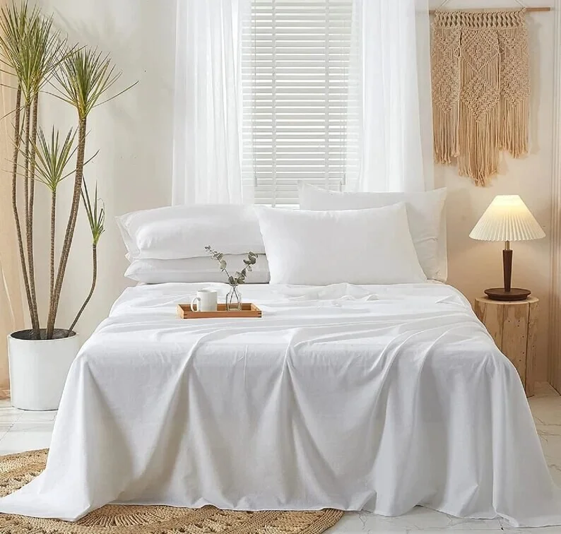 Luxury 4-piece 180/200 King Size Bedding Sets 300tc Woven Striped 300tc Woven Striped 300tc Woven Striped 300tc Woven Striped