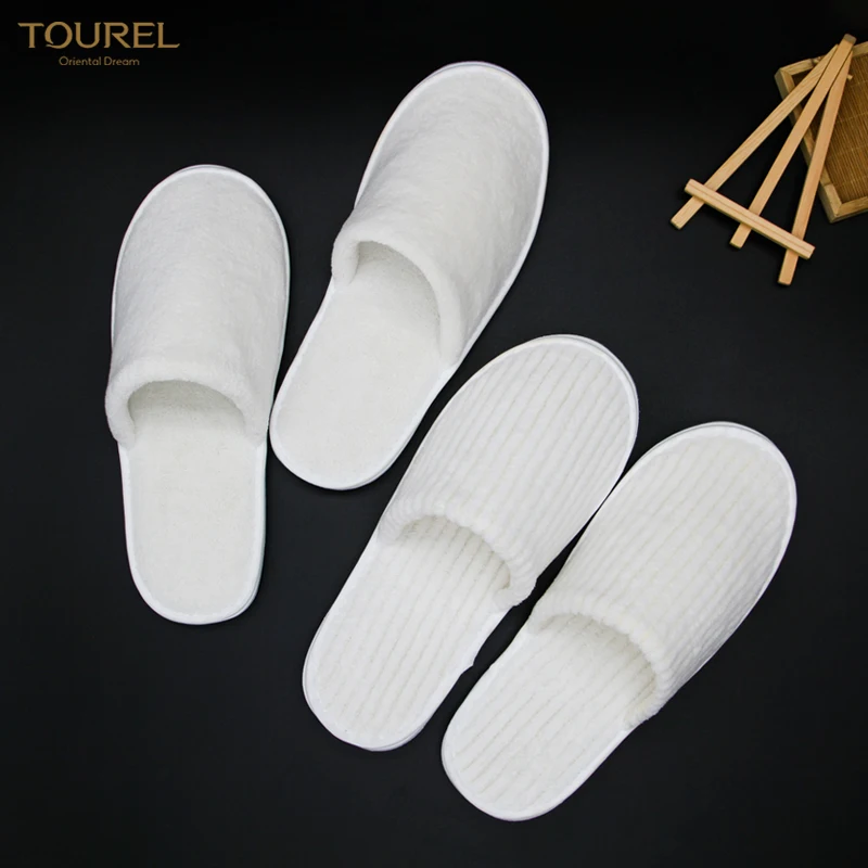 Customizable High-end Spa Disposable Slippers Star Hotel Guestroom Amenities