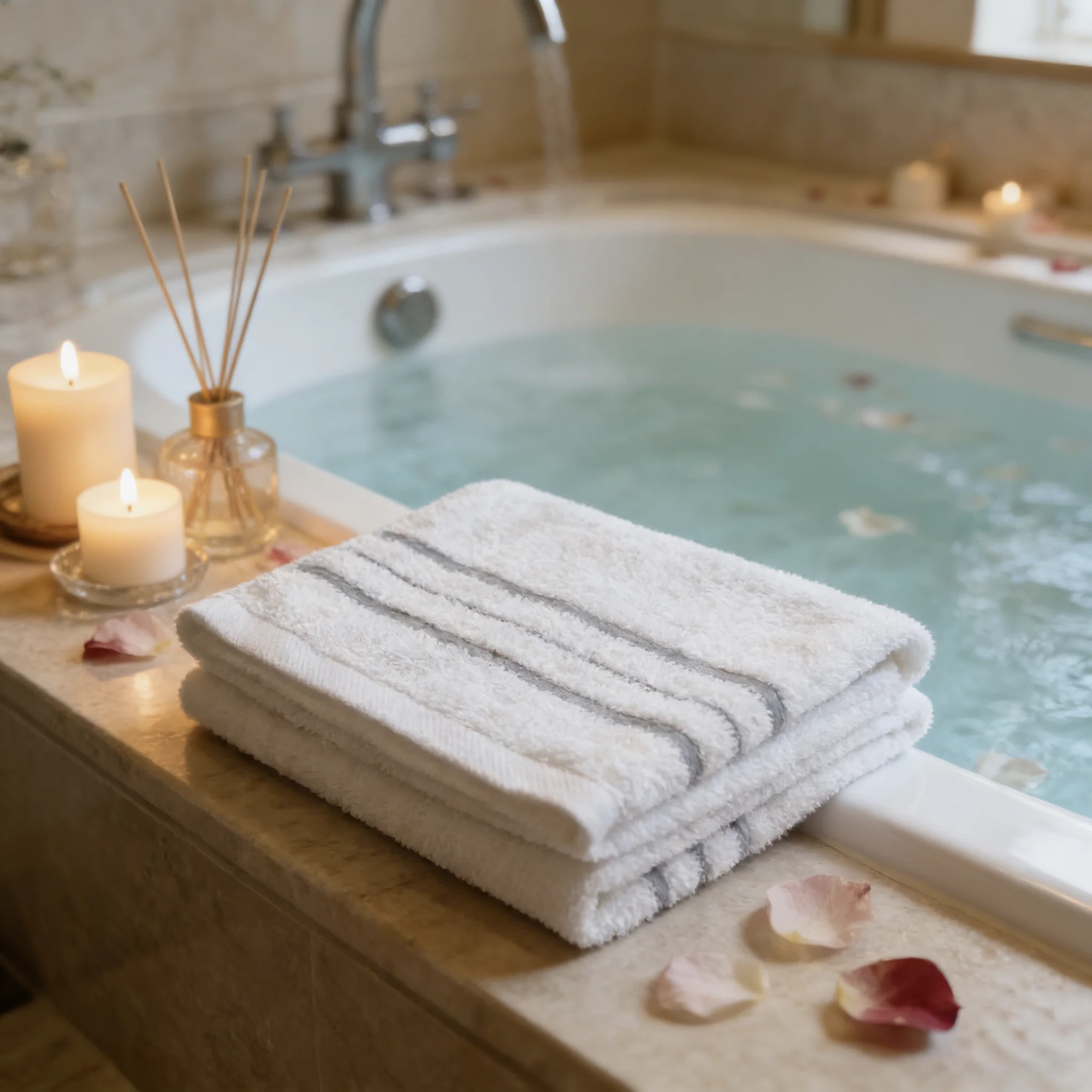 Custom Logo Large Luxury Good Absorption Cotton Soft Bath Towels Set For Bathroom And Hotel