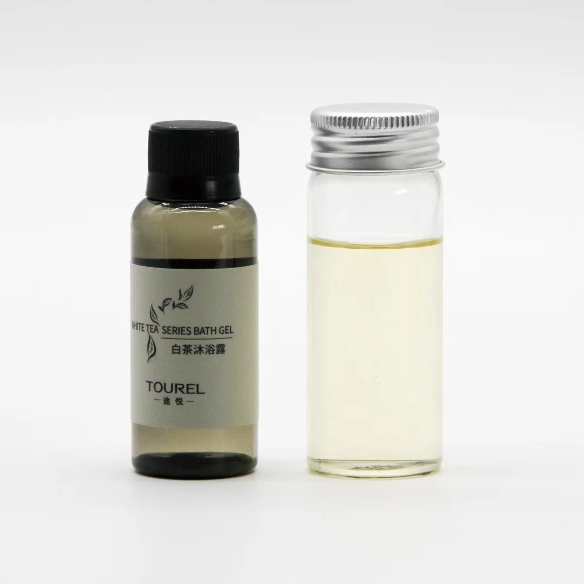 Botella de 30g de champú y acondicionador mini para baño de hotel, loción corporal y gel de ducha para hoteles y spas