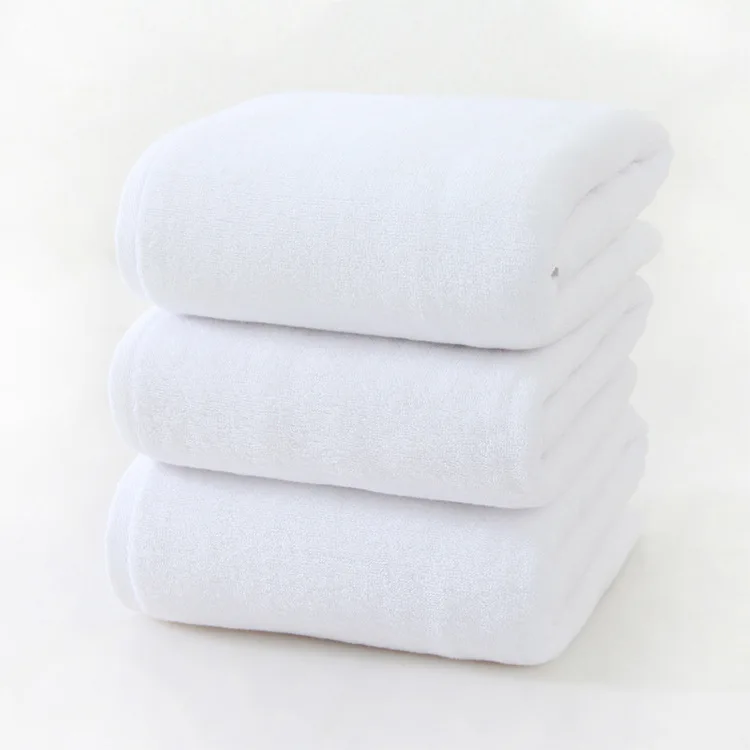 100% Cotton Knitted Compressed Hotel Quality Disposable Bath Towels 50 Pc Per 30 600-800gsm Plain Style Bed Linen For Hotels