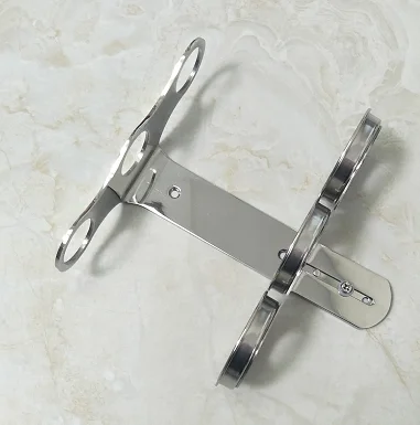 Wall Mounted Stainless Steel Soap Dispensers Hotel Amenities Soap Bottle Holder With Wall Brackets