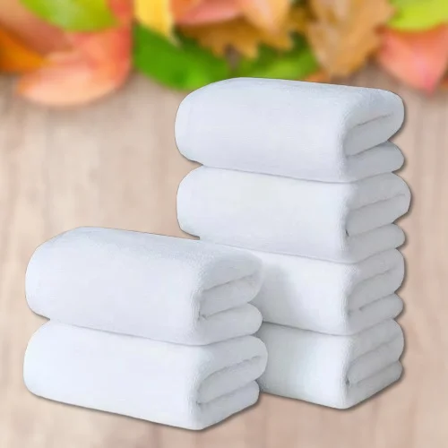 Toalla de ba&ntilde;o de rizo 100% algod&oacute;n, de secado r&aacute;pido y alta absorci&oacute;n, color personalizable, juego de toallas de hotel, desechable y comprimida
