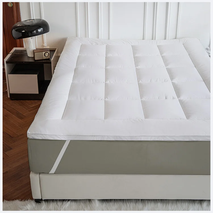 Colchón Tamaño Twin para Hogar Cubrecolchón de Espuma Viscoelástica para Cama de Uso Doméstico