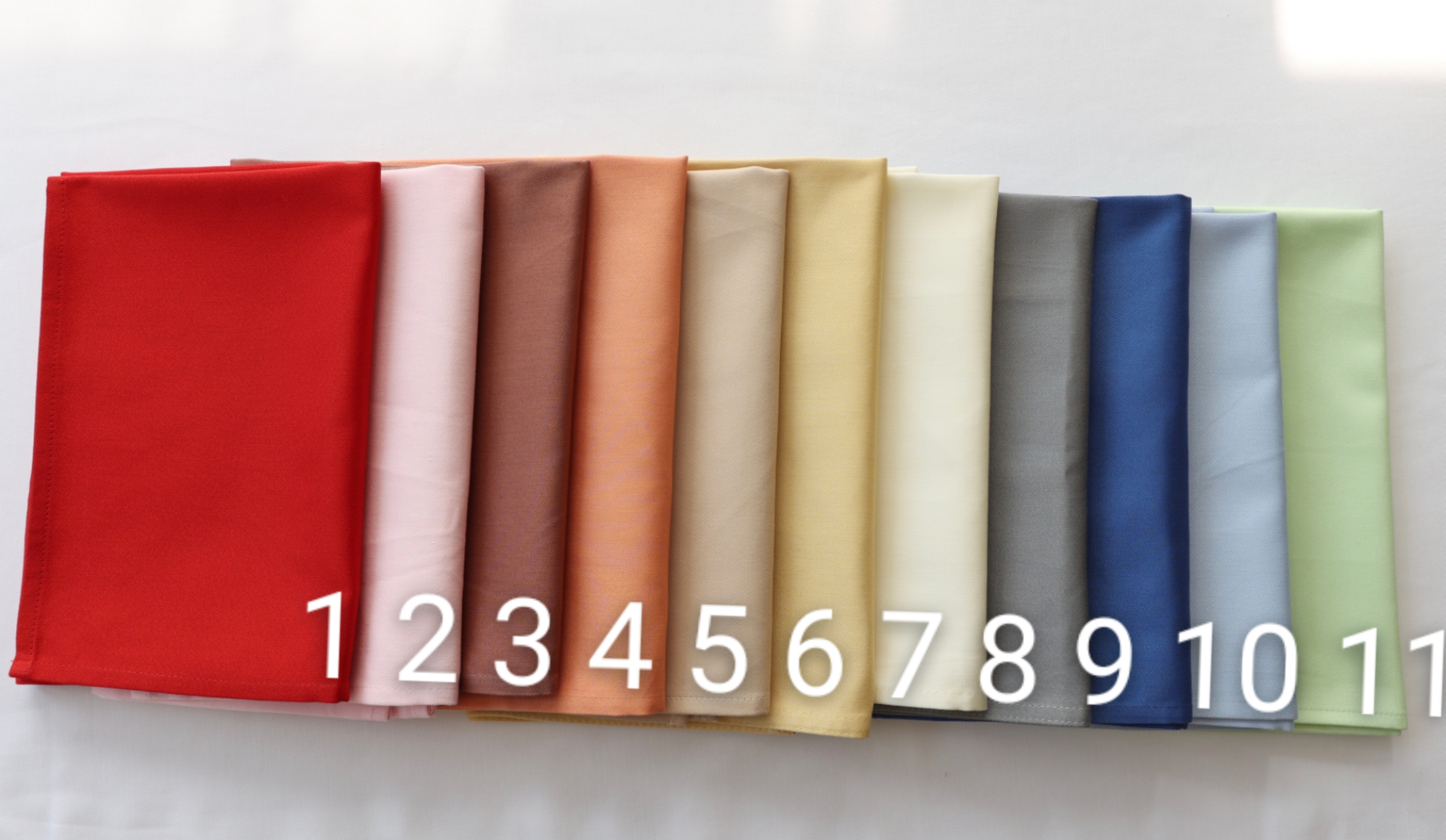 Serviettes en tissu personnalisées en coton 100 % en gros, serviettes de table rectangulaires de luxe réutilisables pour mariages, fêtes et restaurants