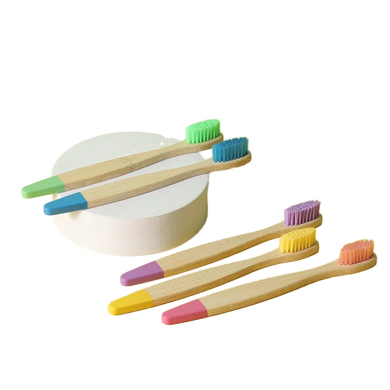 Brosse &agrave; dents en nylon et bambou &eacute;cologique, poils souples au charbon, logo personnalis&eacute;, biod&eacute;gradable naturelle, pour enfants et usage domestique, fabriqu&eacute;e
