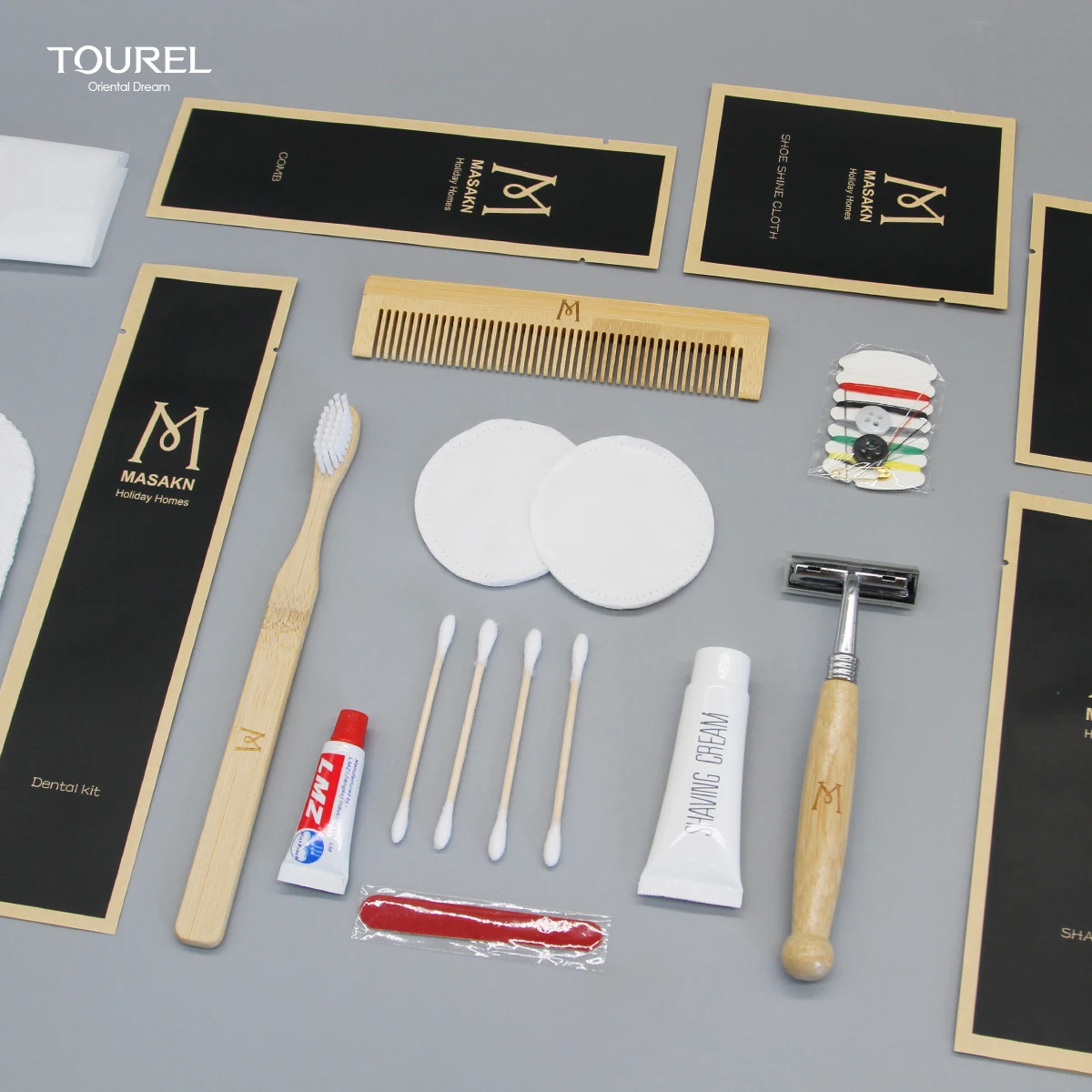 Portable And Recyclable Luxury Hotel Amenities Disposable Bathroom Toiletries Supplies Dry Products Items