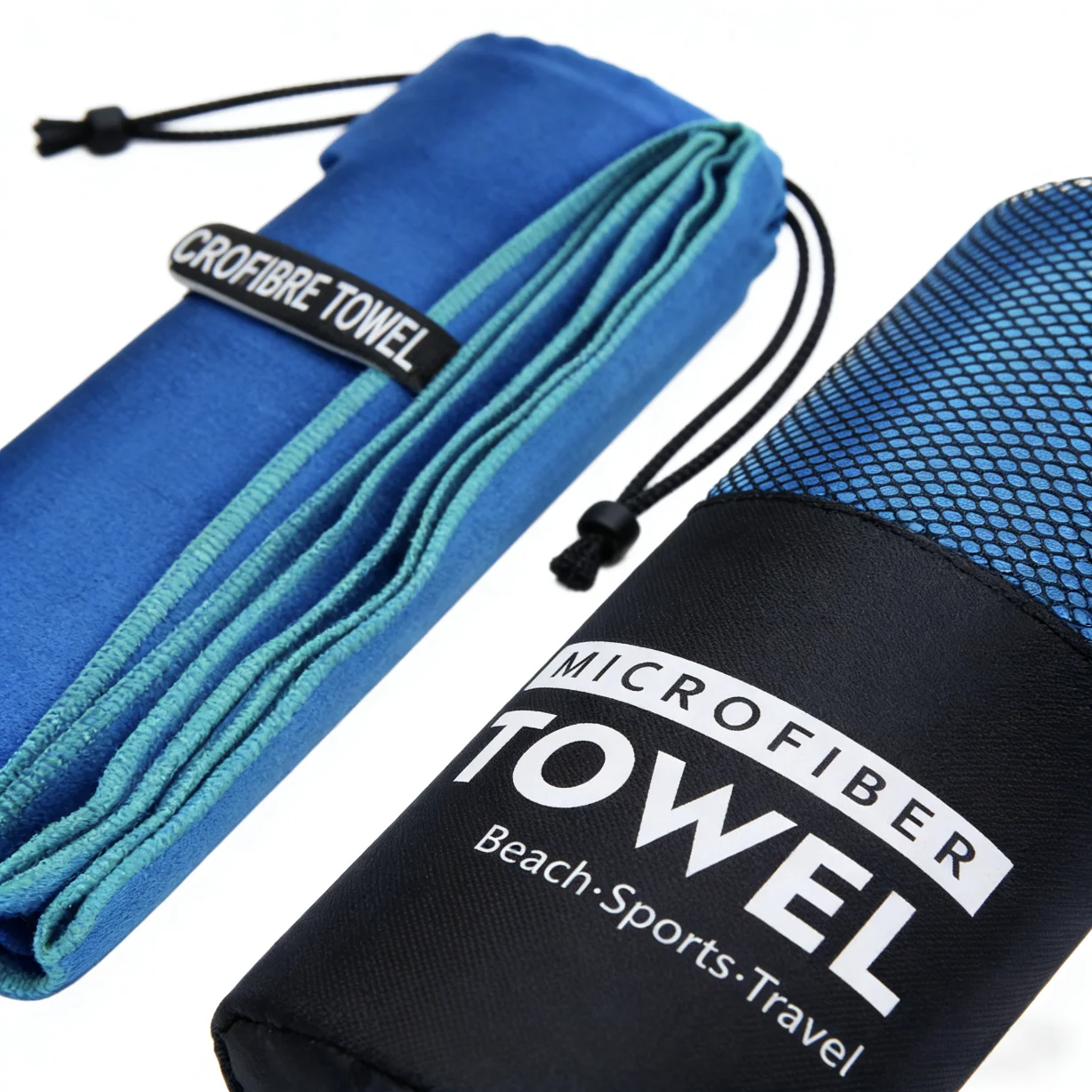 Premium Woven Microfiber Rectangle Gym Towel Breathable Quick Dry Sweat Absorption Soft Comfortable Fitness Running Training