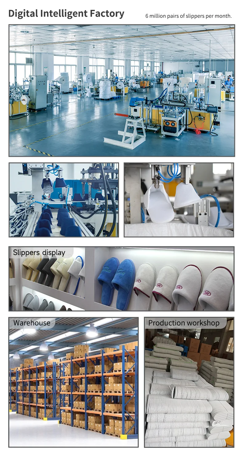 Factory Wholesale Kid Hotel Slippers Nap Cloth Anti-slip Eva Sole Cheap Disposable Spa Slippers