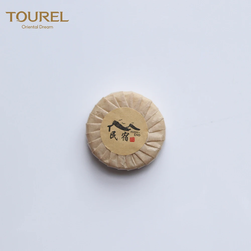 30g Disposable Biodegradable Eco-friendly Moisturizing Luxury Mini Hotel Bath Soap With Customized Logo And Color