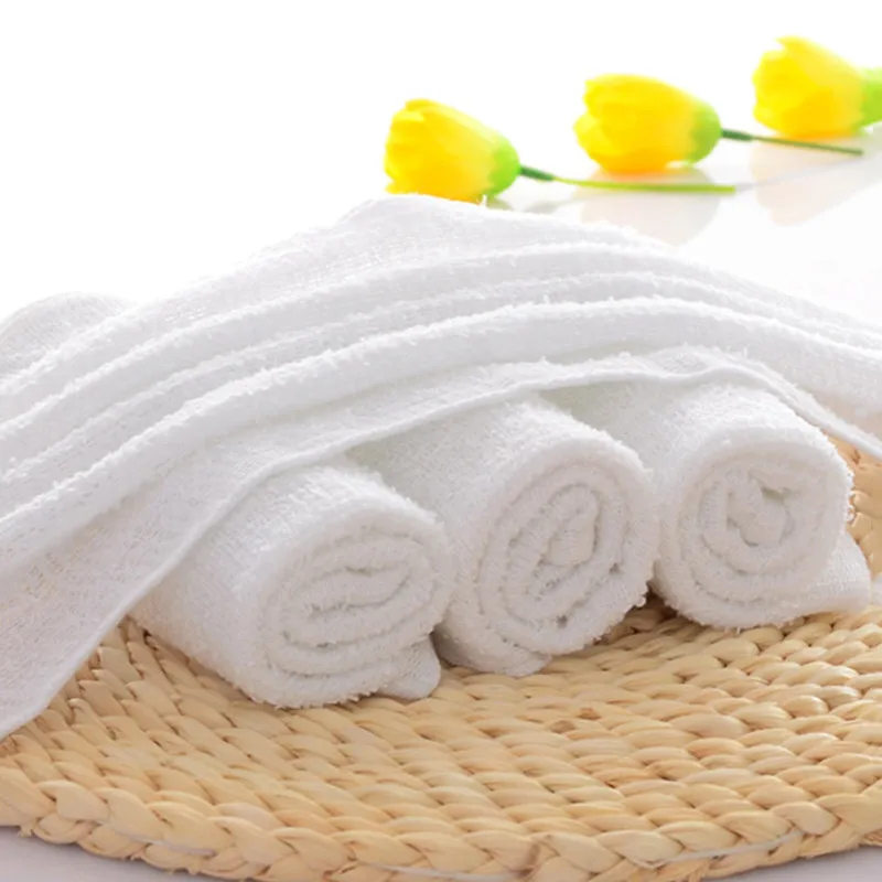100% Cotton Custom Printed Hand Towels Quick-dry Disposable For Hotels Solid Color Made In China
