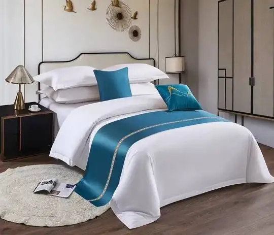 Отель Queen и King Size постельный раннер с индивидуальной печатью узора