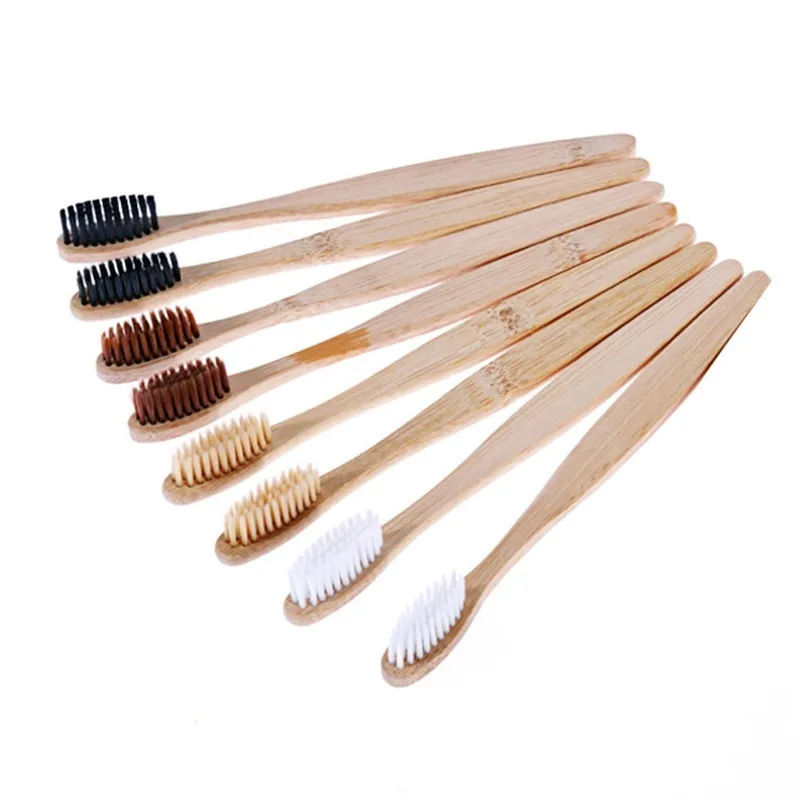 Low Cost Disposable Bath Toiletries Eco-friendly Bamboo Toothbrush Holder New Style 100% Eco-friendly Soft Chinese Raw Supplier