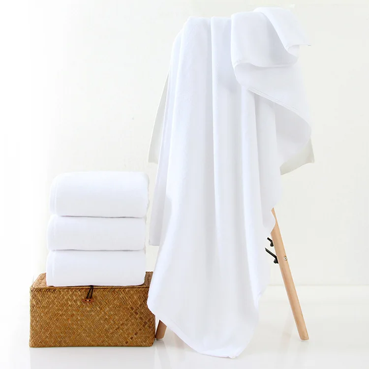 100% Cotton 16s White Sets Wholesale Bathroom Supplies High Quality Ultra Soft Hotel Bath Towel Suppliers